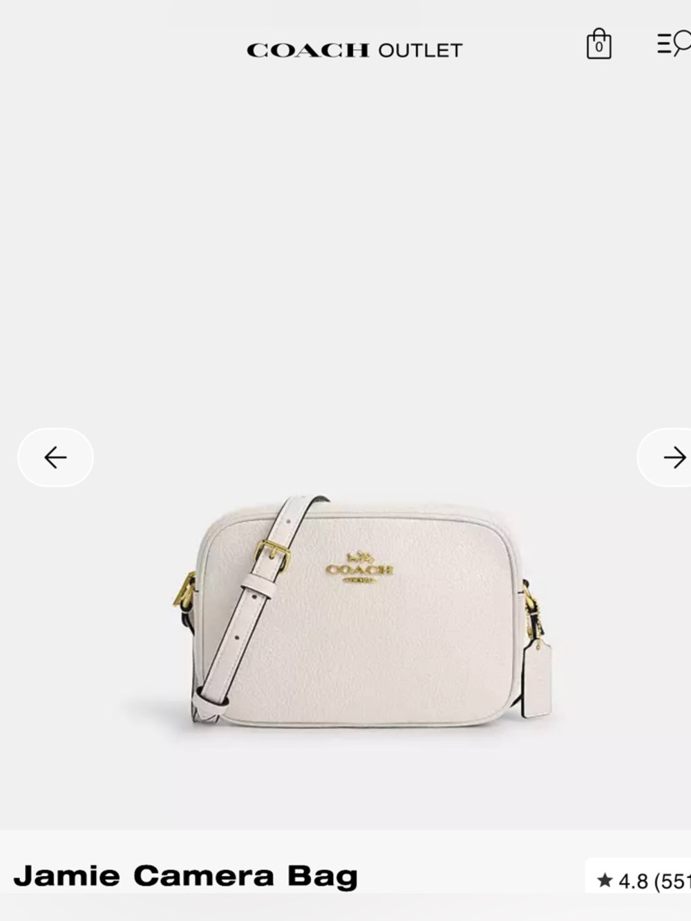 Coach Soft Pink Leather Crossbody Bag